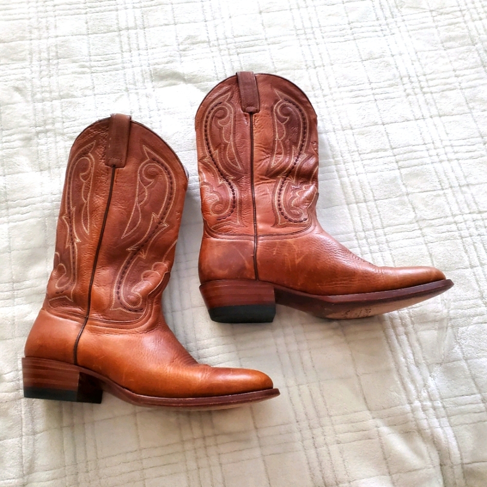 Ariat Tan Leather Western Boots